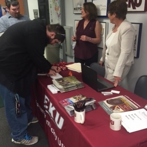 Gail Creekmore, Jeannie Trumbo, Jacob Spicer, and Joe Spicer